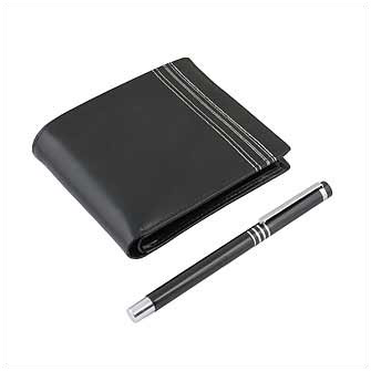 Набор из двух предметов: ручка и кошелек