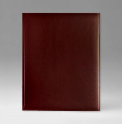 Еженедельник датированный 21х26 см, серия Классик, материал Карачи, (арт. 366), цвет бордовый