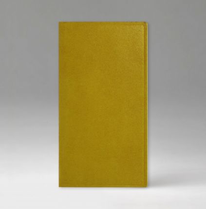 Еженедельник датированный 8х15 см, серия Евро, материал Карачи, (арт. 380), цвет желтый