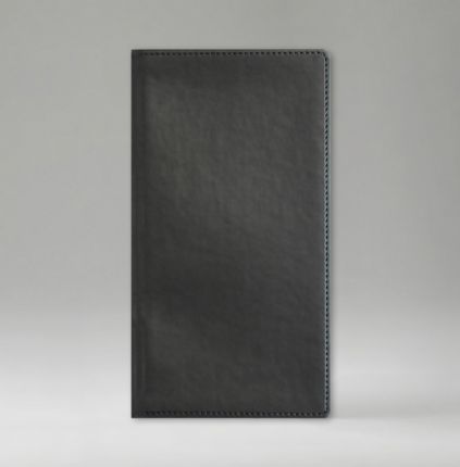 Еженедельник датированный 8х15 см, серия Евро, материал Каприс, (арт. 380), цвет серебристый