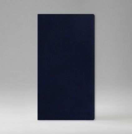 Еженедельник датированный 8х15 см, серия Евро, материал Текс, (арт. 380), цвет синий