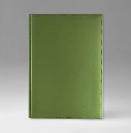 Еженедельник недатированный 17х24 см, серия Перпетум Е, материал Небраска, (арт. 383), цвет зеленый