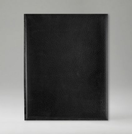 Еженедельник датированный 21х26 см, серия Классик, материал Элефант, (арт. 365), цвет черный