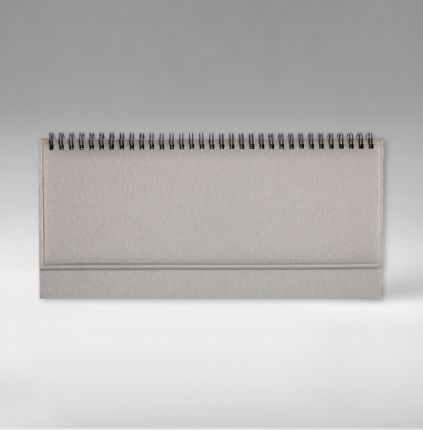Планнинг недатированный 11х29 см, серия Уникум, материал Метал, (арт. 396), цвет серебристый