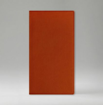 Телефонная книга с РУС. регистром 8х15 см, серия Рубрика, материал Принт, (арт. 367), цвет оранжевый