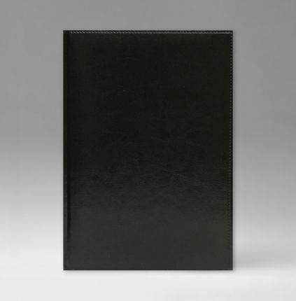 Телефонная книга с РУС. регистром 15х21 см, серия Рубрика, материал Небраска, (арт. 368), цвет черный
