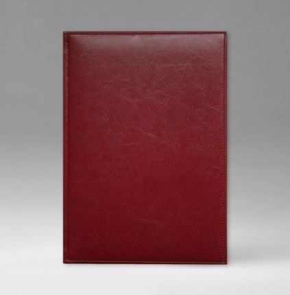 Телефонная книга с РУС. регистром 15х21 см, серия Рубрика, материал Небраска, (арт. 368), цвет бордовый