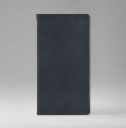 Телефонная книга с РУС./LAT. регистром 8х15 см, серия Рубрика, материал Принт, (арт. 386), цвет темно-синий