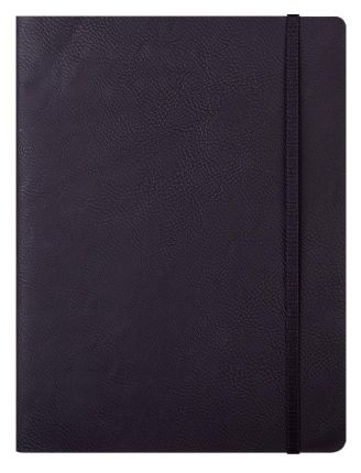 Бизнес-тетрадь (бренд InFolio) коллекция Gently, формат А5, цвет черный
