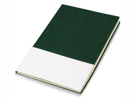 Блокнот бренд Lettertone модель "FUSION", 170х245 мм,  зеленый/белый