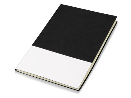 Блокнот бренд Lettertone модель "FUSION", 170х245 мм,  черный/белый