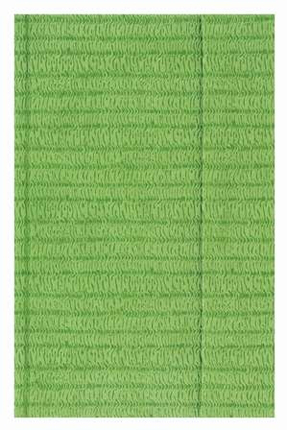 Записная книга Lediberg, коллекция IVORY, блок в клетку, модель Плисс, на магните, размер 130х210 мм, цвет зеленый