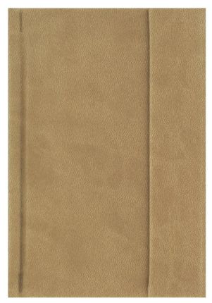 Записная книга Lediberg, коллекция IVORY, блок в клетку, модель Туксон, на магните, размер 130х210 мм, цвет бежевый