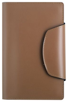 Книга для записи Lediberg, блок 790, коллекция Open Design, кожа, размер 105х148 мм, цвет коричневый