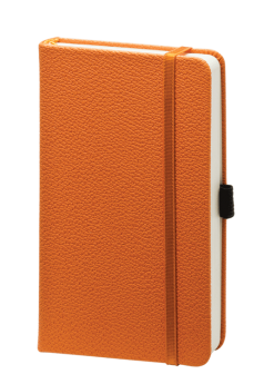 Блокнот с резинкой (бренд InFolio) коллекция Lifestyle, блок в клетку, размер 9х14 см, цвет оранжевый