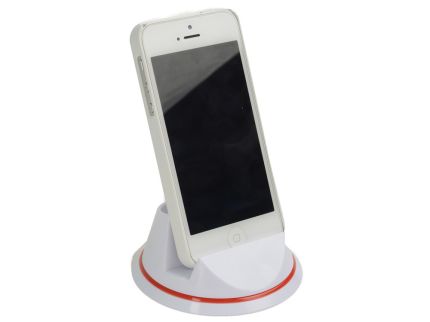 Вращающаяся подставка под мобильный телефон или планшет, ободок красный