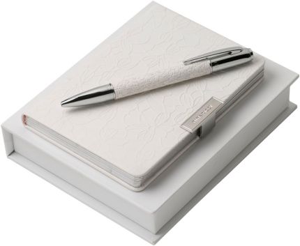 Подарочный набор Nina Ricci: дизайнерский блокнот, шариковая ручка
