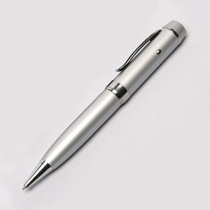 USB-Flash накопитель (флешка) - ручка - лазерная указка, модель 362, объем памяти  4 Gb, цвет серебристый