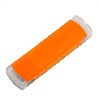 USB-Flash накопитель (флешка) "ORDO",  4 Gb, алюминиевый корпус, пластиковые вставки, медный