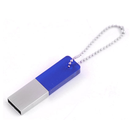USB-Flash накопитель (флешка) "Reflex", 4 Gb, со стеклянной вставкой, синий