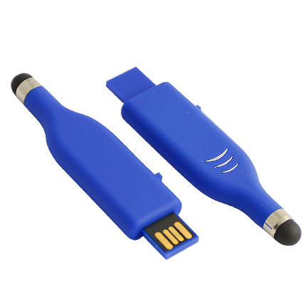 USB-Flash накопитель (флешка) "Stylus",  4 Gb. Синий