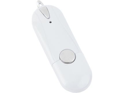Флеш-карта USB 2.0 на  4 Gb с кнопкой, цвет белый