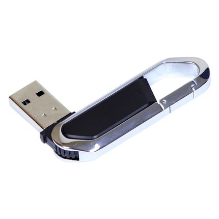USB-Flash накопитель (флешка) в виде карабина, модель 060, объем памяти  4 Gb, цвет чёрный