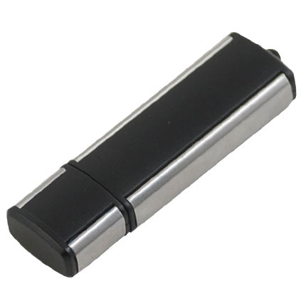 USB-Flash накопитель (флешка) "BOND" из пластика и металла,  8 GB. Черный