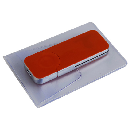 USB-Flash накопитель (флешка) "BIG", 16 Gb, с красной подсветкой. Красный