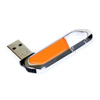USB-Flash накопитель (флешка) в виде карабина, модель 060, объем памяти 16 Gb, цвет оранжевый