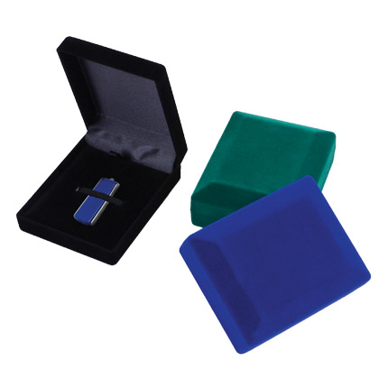 Подарочная коробка для USB-Flash накопителя, черный бархат