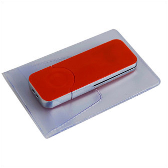 USB-Flash накопитель (флешка) "BIG", 32 Gb, с красной подсветкой. Красный