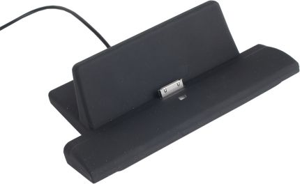 Зарядное устройство для iPad, iPhone, iPod c функцией подставки, работающее от USB, цвет черный