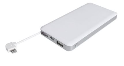Универсальный аккумулятор Uniscend Pad Power 6000 mAh, белый