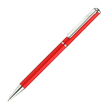 Металлическая шариковая ручка бренд "Салiасъ" коллекция "Псков", цвет матовый красный