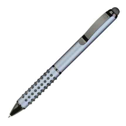 Шариковая ручка бренд "Салiасъ" коллекция "Айюва", стилус, поворотный механизм, алюминий, цвет матовый антрацит