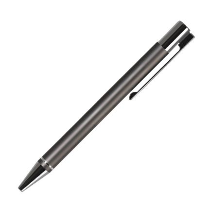 Шариковая металлическая ручка, Portobello Trend, коллекция "Regatta", отделка хром, цвет покрытия корпуса серый матовый