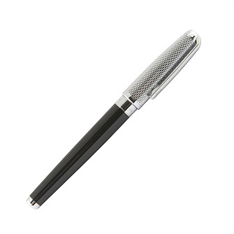 Ручка роллер PAX Monarch, черная, хром