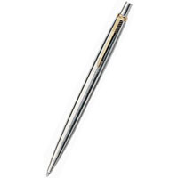 Шариковая ручка Parker Jotter Steel K691, цвет: St. Steel GT, стержень: Mblue