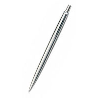 Шариковая ручка Parker Jotter Steel K61, цвет: Steel CT, стержень: Mblue