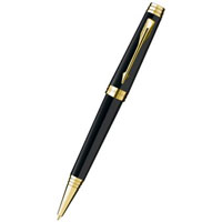 Шариковая ручка Parker Premier Lacque K560, цвет: Black GT