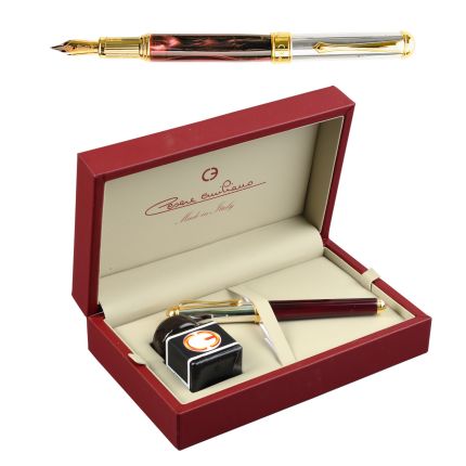 Подарочный набор Cesare Emiliano: ручка перьевая, чернила