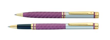 Набор: ручка шариковая и роллер Pierre Cardin PEN and PEN, цвет фиолетовый