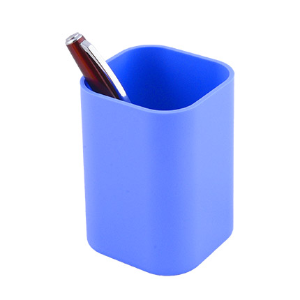 Подставка-стакан для пишущих принадлежностей "Quadro", цвет синий