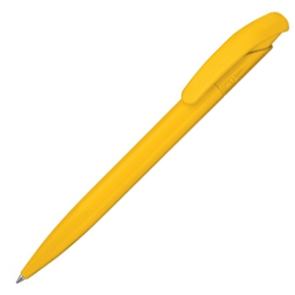 Ручка шариковая пластиковая, бренд Senator, коллекция Nature Plus Matt (2796), цвет жёлтый 123