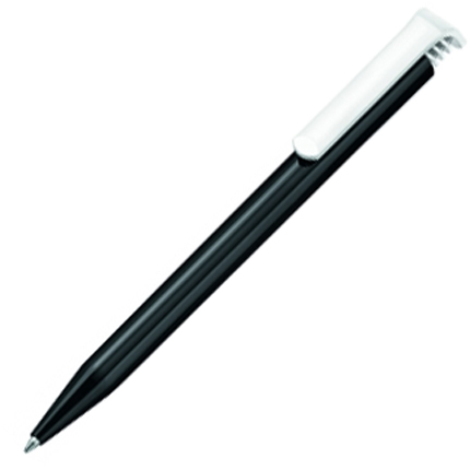 Ручка шариковая пластиковая, бренд Senator, коллекция Super-Hit Recycled (2850), цвет черный/белый white