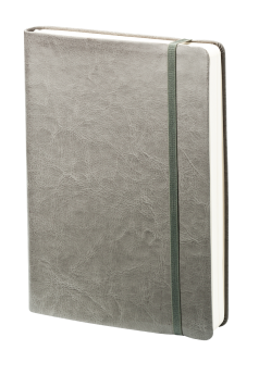 Ежедневник датированный (бренд InFolio) коллекция Elegance, формат А5, твердая обложка с резинкой, цвет серый