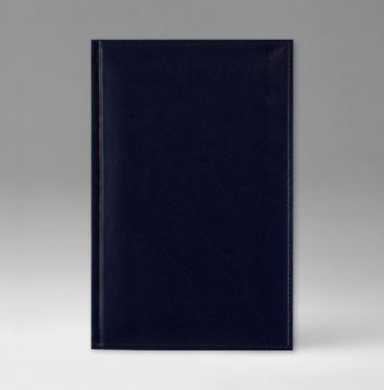 Ежедневник датированный 12х17 см, серия Классик, материал Небраска, (арт. 362), цвет синий