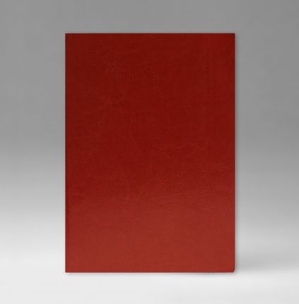 Ежедневник датированный 15х21 см, серия Классик, материал Небраска, (арт. 351), переплёт премиум, цвет красный
