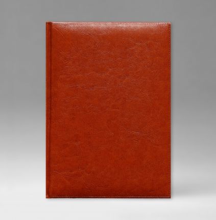 Ежедневник датированный 15х21 см, серия Уникум, материал Небраска, (арт. 359), переплёт фиксированный, цвет светло-коричневый